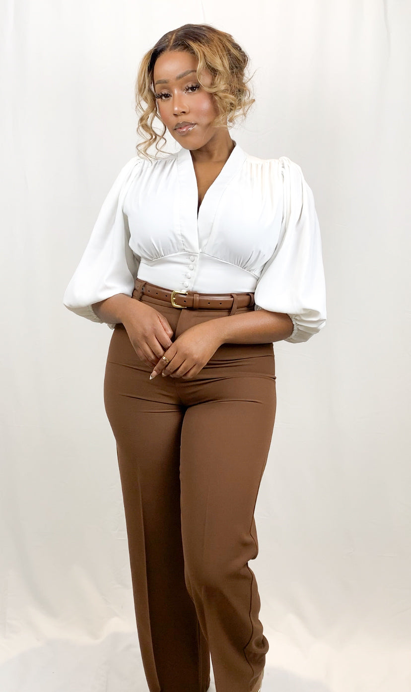 Ivory Muse Blouse