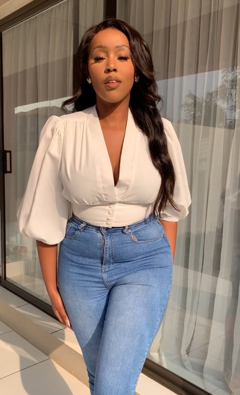 Ivory Muse Blouse