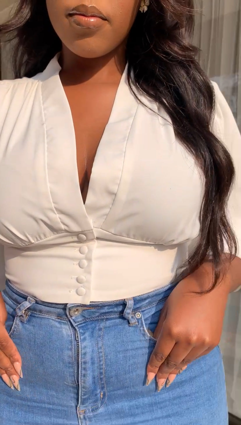 Ivory Muse Blouse