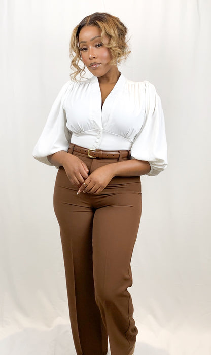 Ivory Muse Blouse